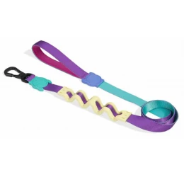 Λουρί, Οδηγός Περιπάτου Σκύλου ZeeDog Ruff Shockwave Small 2x120cm