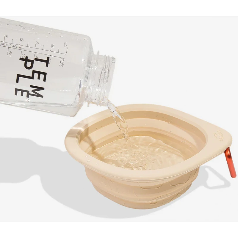 Πτυσσόμενο Μπολ Ταξιδίου για Σκύλους Zeedog 600ml Μπεζ Σκύλοι