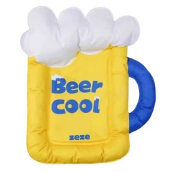 Δροσιστικό Στρωματάκι Σκύλου και Γάτας Zeze Cooling Mat Colorful Beer 80x67x6cm Κίτρινο