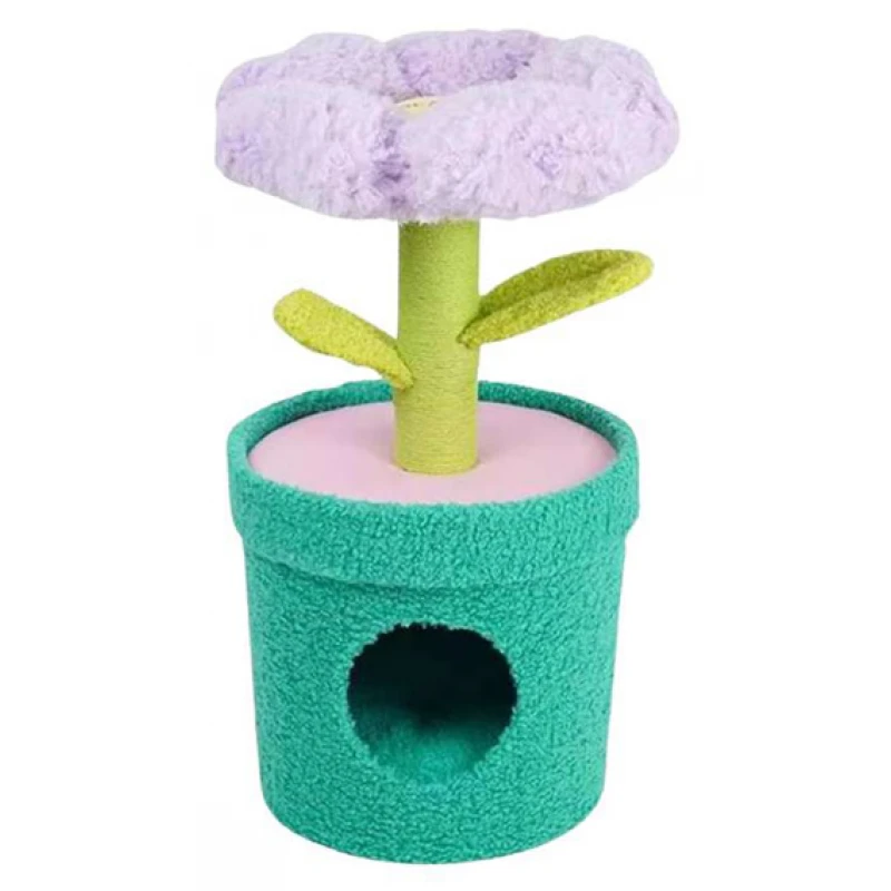 Zeze Γατόδεντρο - Ονυχοδρόμιο Γάτας Potted Flower 43x43x79cm Γάτες Zeze Γατόδεντρο - Ονυχοδρόμιο Γάτας Potted Flower 43x43x79cm Γάτες