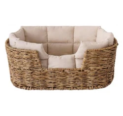 Zeze Κρεβατάκι - Καλαθάκι Γάτας και Σκύλου Rectangle Woven Rattan 68x45x24cm Zeze Κρεβατάκι - Καλαθάκι Γάτας και Σκύλου Rectangle Woven Rattan 68x45x24cm