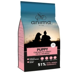 Anima Puppy Chicken & Turkey 14kg Anima Puppy Chicken & Turkey 14kg