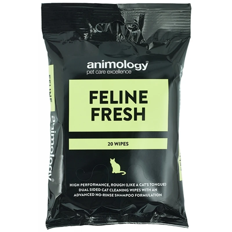 Μαντηλάκια Καθαρισμού Feline Fresh Cat 20τεμ ΒΟΥΡΤΣΕΣ- ΠΕΡΙΠΟΙΗΣΗ - ΣΑΜΠΟΥΑΝ ΓΑΤΑΣ