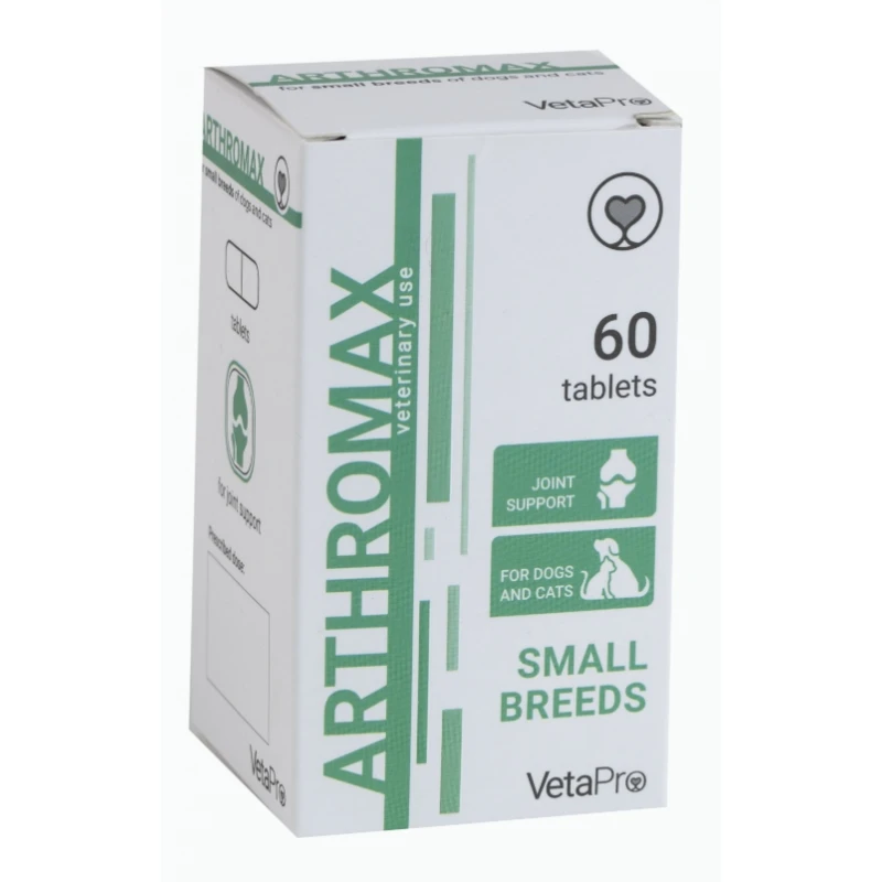 VETAPRO ARTHROMAX SMALL BREEDS 60TABS ΓΙΑ ΤΙΣ ΑΡΘΡΩΣΕΙΣ ΣΥΜΠΛΗΡΩΜΑΤΑ ΔΙΑΤΡΟΦΗΣ & ΒΙΤΑΜΙΝΕΣ ΣΚΥΛΟΥ