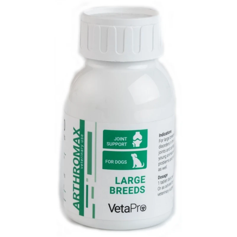 VETAPRO ARTHROMAX LARGE BREEDS 100TABS ΓΙΑ ΤΙΣ ΑΡΘΡΩΣΕΙΣ ΣΥΜΠΛΗΡΩΜΑΤΑ ΔΙΑΤΡΟΦΗΣ & ΒΙΤΑΜΙΝΕΣ ΣΚΥΛΟΥ