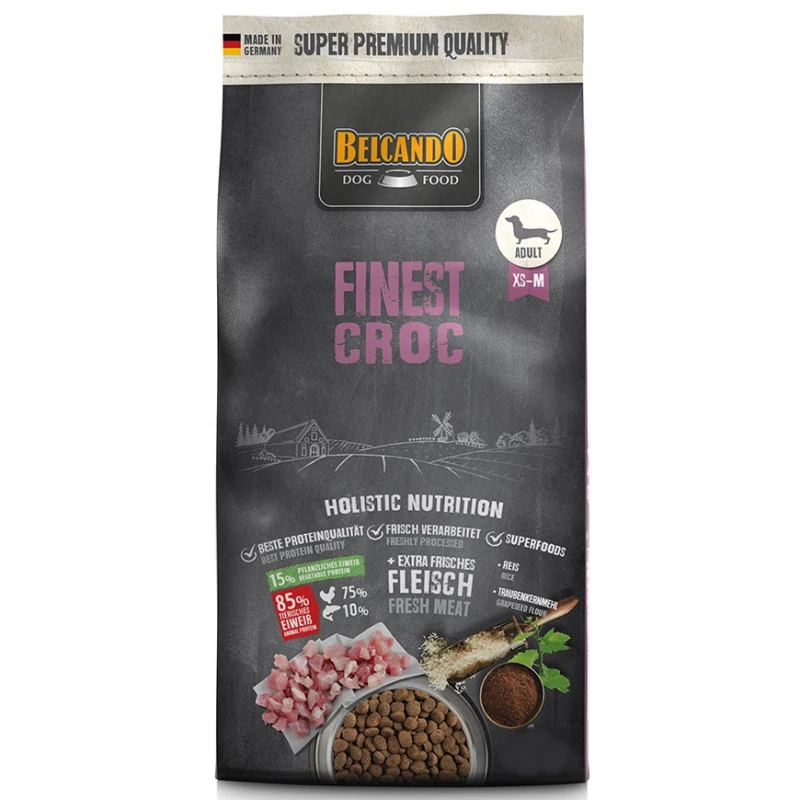 BELCANDO FINEST CROC 12.5KG + 1KG ΔΩΡΟ ΣΚΥΛΟΙ