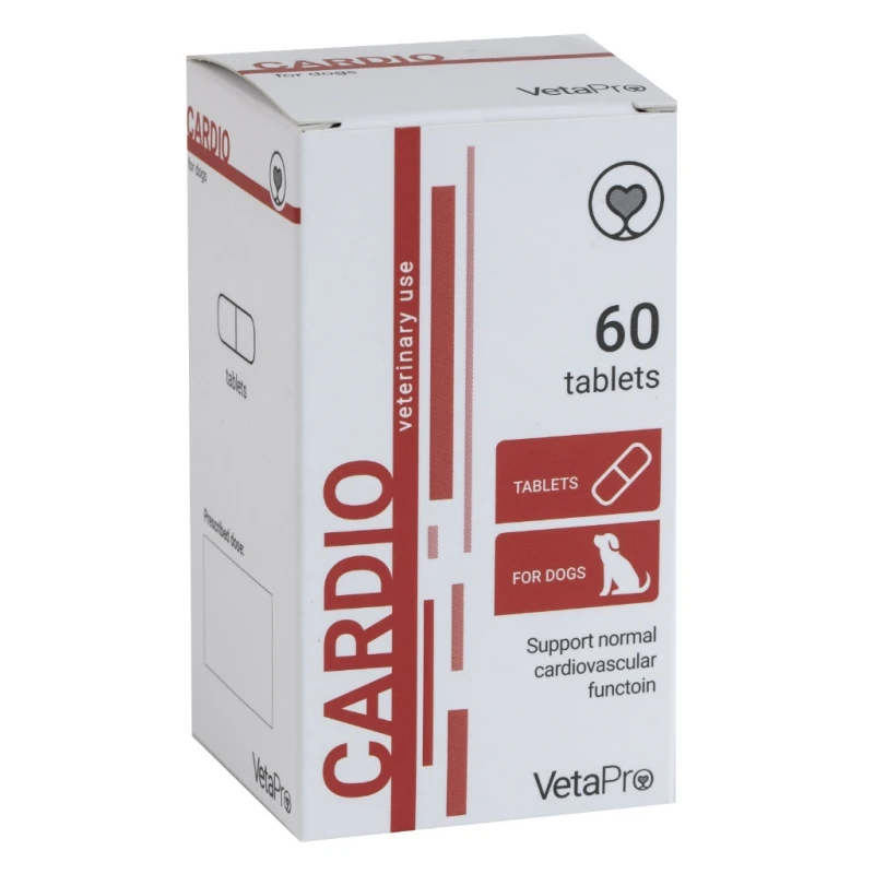 Vetapro Cardio 60tabs για την Καρδιακή Λειτουργία Σκύλοι