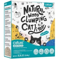 Άμμος - Πέλλετ Γάτας Cature wood Smart pellets 6lt (2,4kg) Άμμος - Πέλλετ Γάτας Cature wood Smart pellets 6lt (2,4kg)