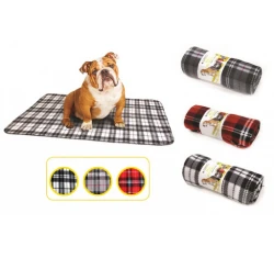 Κουβέρτα Σκύλου Croci Tartan Fleece Τυχαία Χρώματα  140x100cm Κουβέρτα Σκύλου Croci Tartan Fleece Τυχαία Χρώματα  140x100cm