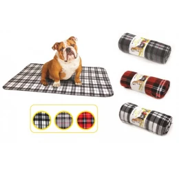 Κουβέρτα Σκύλου Croci Tartan Fleece Τυχαία Χρώματα  140x100cm Κουβέρτα Σκύλου Croci Tartan Fleece Τυχαία Χρώματα  140x100cm
