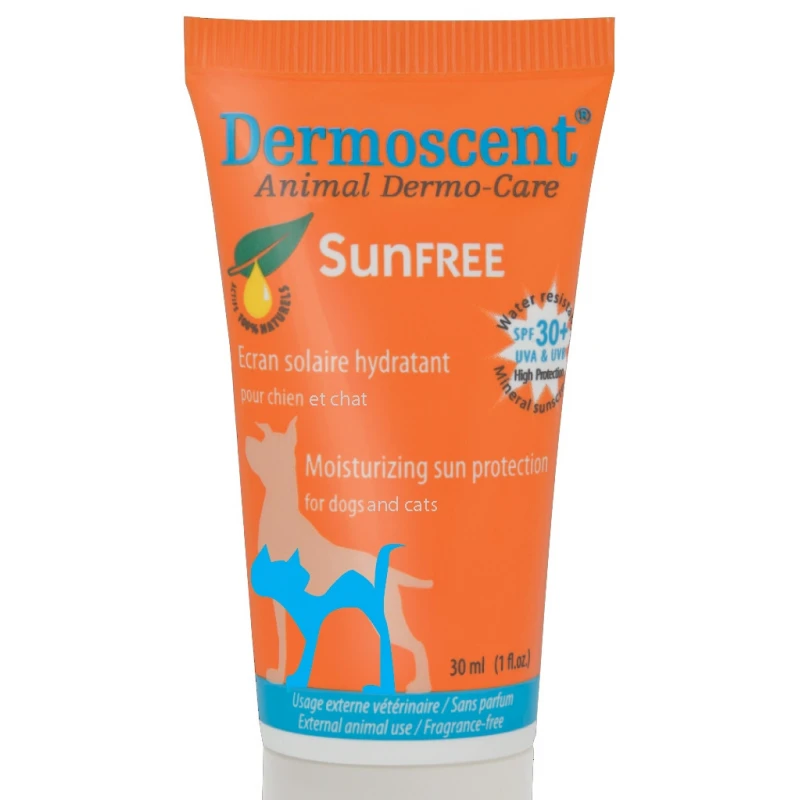 Dermoscent Sunfree Αντηλιακή κρέμα για σκύλους και γάτες 30ml ΣΥΜΠΛΗΡΩΜΑΤΑ ΔΙΑΤΡΟΦΗΣ & ΒΙΤΑΜΙΝΕΣ ΣΚΥΛΟΥ