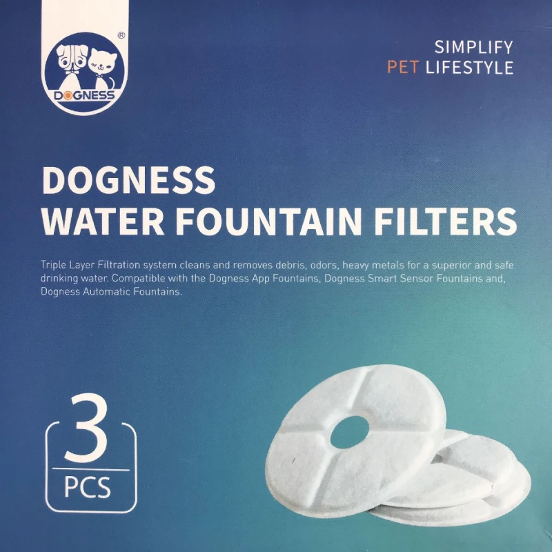 Ανταλλακτικό φίλτρο για Σιντριβάνι Dogness Water Fountain 2LT (3τμχ