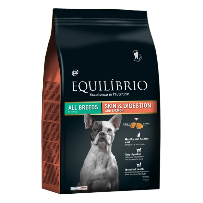 Equilibrio Adult Skin and Digestion Salmon 12kg ΞΗΡΑ ΤΡΟΦΗ ΣΚΥΛΟΥ