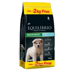 Equilibrio Puppy Medium Breed 14kg (12kg +2kg Δώρο) Equilibrio Puppy Medium Breed 14kg (12kg +2kg Δώρο)