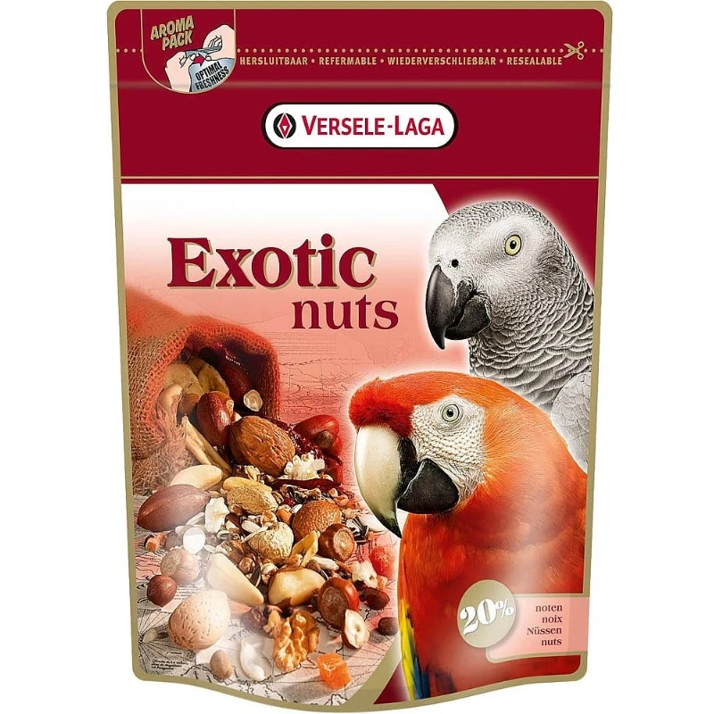 Versele Laga Exotic Nuts 750gr ΤΡΟΦΕΣ ΓΙΑ ΠΟΥΛΙΑ