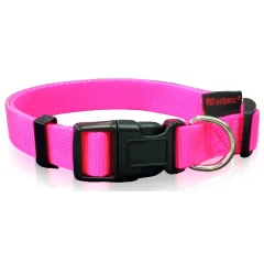 Περιλαίμιο Pet Interest Plain Line XSmall 1x19-33cm Φουξ