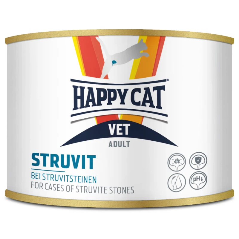 Happy Cat Vet Diet Κλινική Κονσέρβα Γάτας Struvite 6Χ200gr ΓΑΤΕΣ
