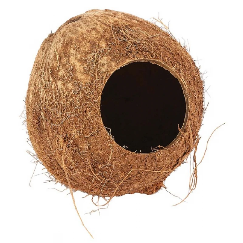 Θήκη - Φωλιά Καρύδα για κλουβιά τρωκτικών happy pet Nature first Coconut Hut 12cm ΜΙΚΡΑ ΖΩΑ - ΚΟΥΝΕΛΙΑ
