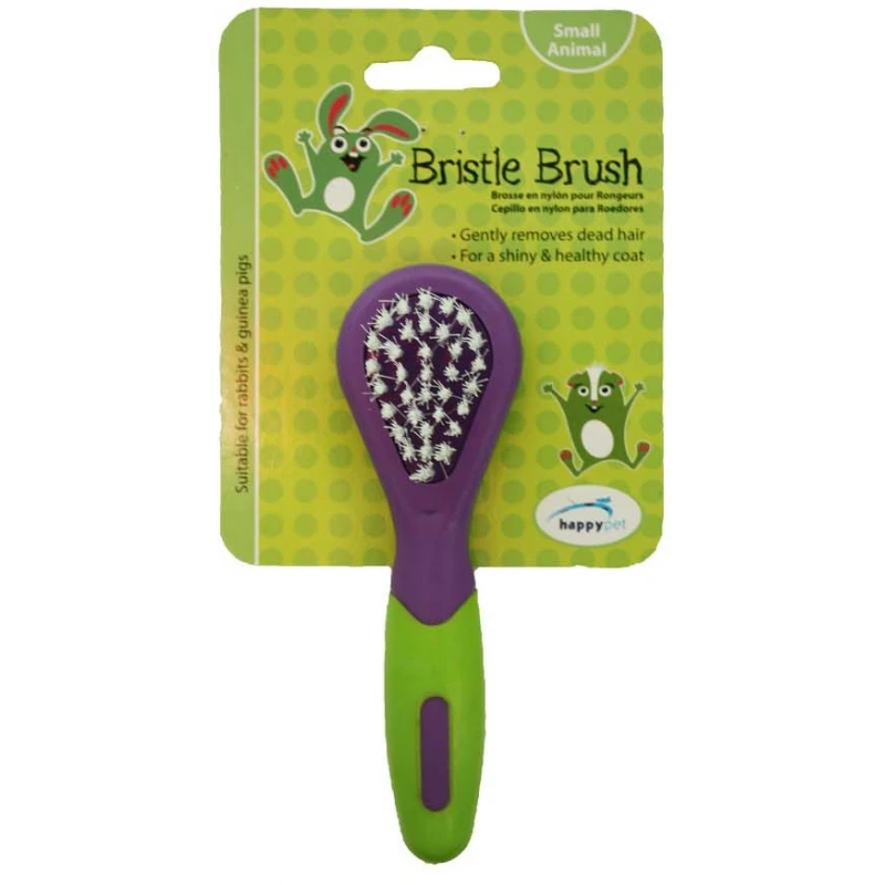 Χτένα - Βούρτσα Happypet Bristle Brush 13cm X 4cm X 3cm ΜΙΚΡΑ ΖΩΑ - ΚΟΥΝΕΛΙΑ