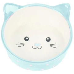 Happy Pet Κεραμικό Μπολ Γάτας Polka Blue 13x15x6cm Happy Pet Κεραμικό Μπολ Γάτας Polka Blue 13x15x6cm