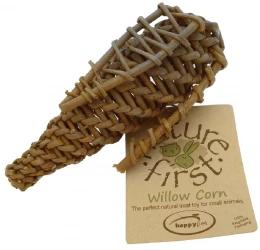 Παιχνίδι - Λιχουδιά για Τρωκτικά Happy Pet Nature First Willow Corn 16cm Παιχνίδι - Λιχουδιά για Τρωκτικά Happy Pet Nature First Willow Corn 16cm