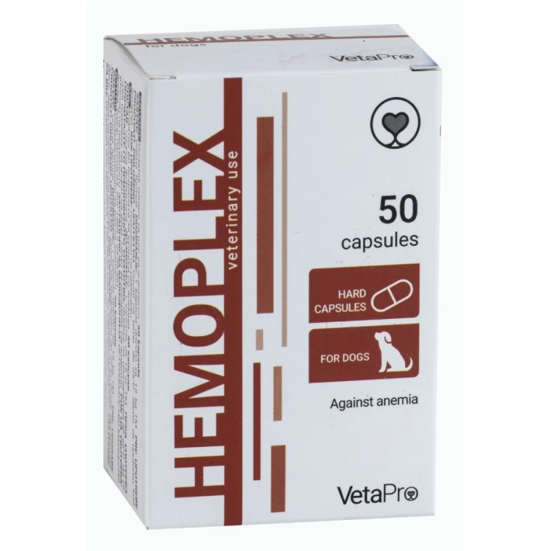 VETAPRO HEMOPLEX 50TABS ΓΙΑ ΤHN ΑΝΑΙΜΙΑ ΣΥΜΠΛΗΡΩΜΑΤΑ ΔΙΑΤΡΟΦΗΣ & ΒΙΤΑΜΙΝΕΣ ΣΚΥΛΟΥ