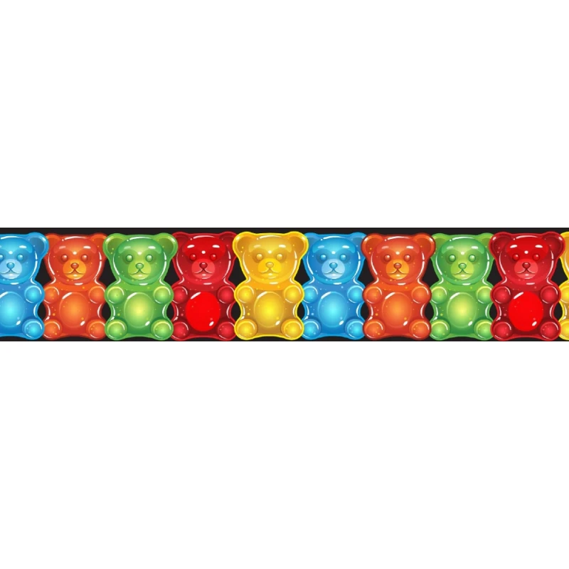 Λουρί - Οδηγός Max & Molly Jelly Bears Large 2,5x120cm ΠΕΡΙΛΑΙΜΙΑ - ΟΔΗΓΟΙ - ΣΑΜΑΡΑΚΙΑ