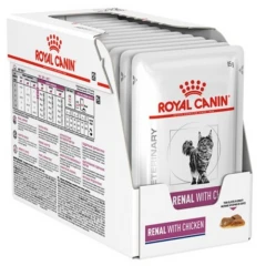 Royal Canin Diet Cat Renal με Κοτόπουλο 12x85gr (12 Τεμάχια)
