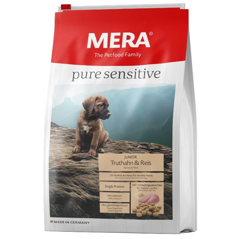 Meradog Pure Sensitive Junior Turkey & Rice 4kg ΣΚΥΛΟΙ