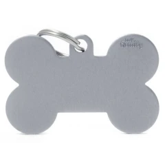 Ταυτότητα Σκύλου My Family Basic Grey Bone Tag Xlarge 4,8x3,15cm