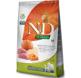 N&D Grain Free Pumpkin Boar & Apple Adult Medium & Maxi 2,5kg N&D Grain Free Pumpkin Boar & Apple Adult Medium & Maxi 2,5kg