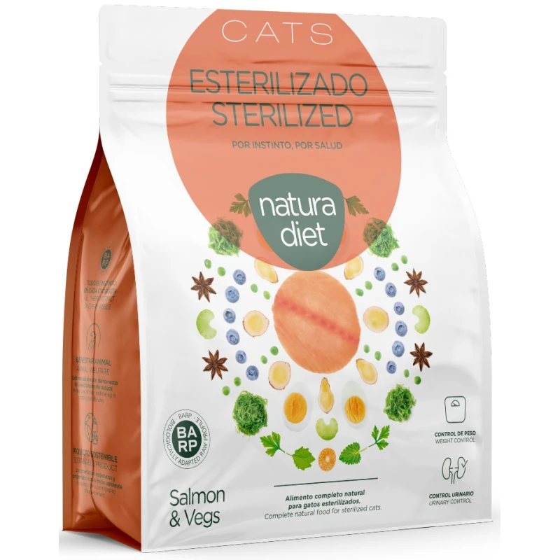 Natura Diet Cat Sterilized Salmon 1,5Kg ΓΑΤΕΣ