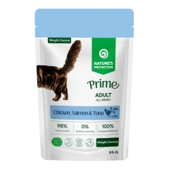 Nature's Protection Prime Cat Weight Control Chicken, Salmon & Tuna 85gr