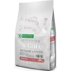 Nature's Protection Superior Care White Dog All Breed Starter GF Σολομός 1,5kg Nature's Protection Superior Care White Dog All Breed Starter GF Σολομός 1,5kg