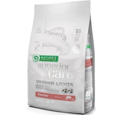 Nature's Protection Superior Care White Dog All Breed Starter GF Σολομός 1,5kg Nature's Protection Superior Care White Dog All Breed Starter GF Σολομός 1,5kg