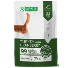 Nature's Protection Sterilized Cat Turkey & Cranberry 100gr Nature's Protection Sterilized Cat Turkey & Cranberry 100gr