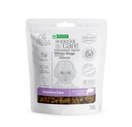 Nature's Protection Superior Care GF White Dog Junior Sensitive Care Salmon 150gr Nature's Protection Superior Care GF White Dog Junior Sensitive Care Salmon 150gr