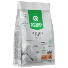 Nature's Protection Superior Care White Dog Small & Mini Adult με Αρνί 1,5kg Nature's Protection Superior Care White Dog Small & Mini Adult με Αρνί 1,5kg