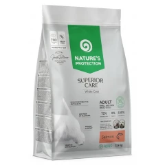 Nature's Protection Superior Care White Dog Small & Mini Adult GF Σολομός 1,5kg