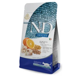 N&D Low Grain Ocean Fish & Orange Adult Cat 10kg N&D Low Grain Ocean Fish & Orange Adult Cat 10kg