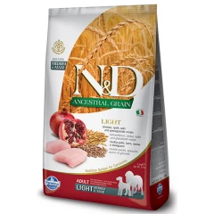 N&D Low Grain Chicken & Pomegranate Light Medium & Maxi  2,5kg N&D Low Grain Chicken & Pomegranate Light Medium & Maxi  2,5kg
