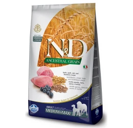 N&D Low Grain Lamb & Blueberry Adult Medium & Max 2,5kg N&D Low Grain Lamb & Blueberry Adult Medium & Max 2,5kg