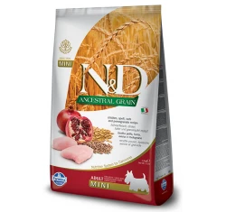 N&D Low Grain Chicken & Pomegranate Adult Mini  2,5kg N&D Low Grain Chicken & Pomegranate Adult Mini  2,5kg