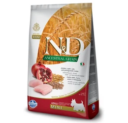 N&D Low Grain Chicken & Pomegranate Adult Mini  2,5kg N&D Low Grain Chicken & Pomegranate Adult Mini  2,5kg