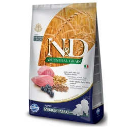 N&D Low Grain Lamb & Blueberry Puppy Medium & Maxi 2,5kg N&D Low Grain Lamb & Blueberry Puppy Medium & Maxi 2,5kg