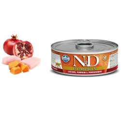 N&D Cat Pumpkin Chicken & Pomegranate Wet Food 70gr N&D Cat Pumpkin Chicken & Pomegranate Wet Food 70gr