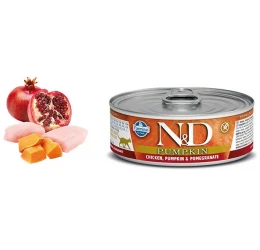 N&D Cat Pumpkin Chicken & Pomegranate Wet Food 70gr N&D Cat Pumpkin Chicken & Pomegranate Wet Food 70gr