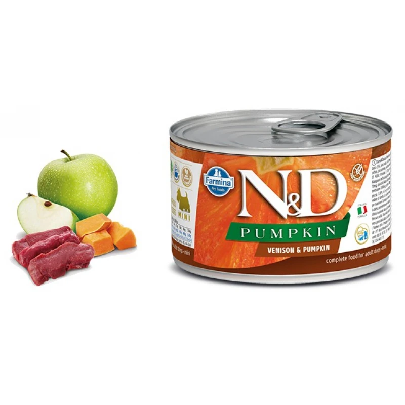 N & D PUMPKIN VENISON & PUMPKIN 285GR (3 + 3 ΔΩΡΟ) ΥΓΡΗ ΤΡΟΦΗ - ΚΟΝΣΕΡΒΕΣ ΣΚΥΛΟΥ