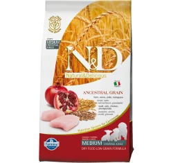 N&D Low Grain Chicken & Pomegranate Puppy Medium & Maxi 12kg  N&D Low Grain Chicken & Pomegranate Puppy Medium & Maxi 12kg