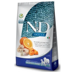 N&D Ocean Codfish Pumpkin & Orange Adult Medium & Maxi 12kg N&D Ocean Codfish Pumpkin & Orange Adult Medium & Maxi 12kg
